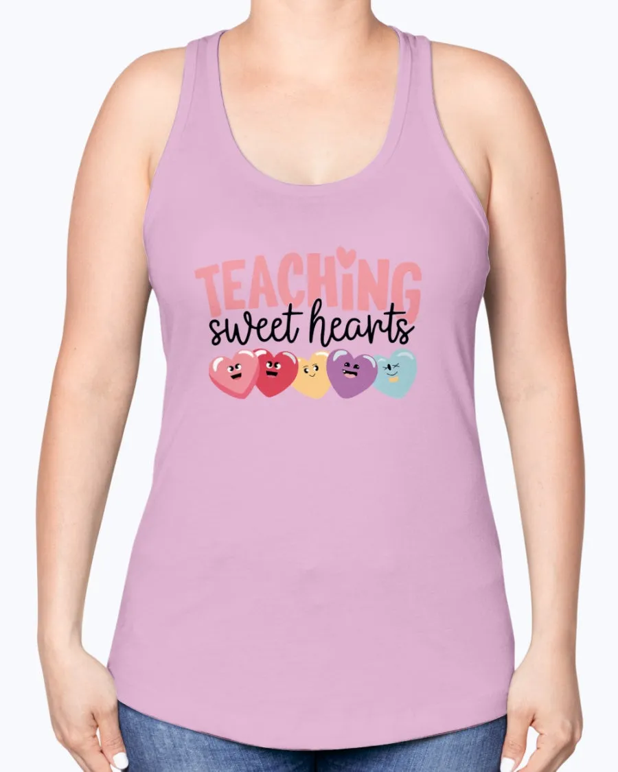Teaching Sweethearts - Ladies Racerback Tank