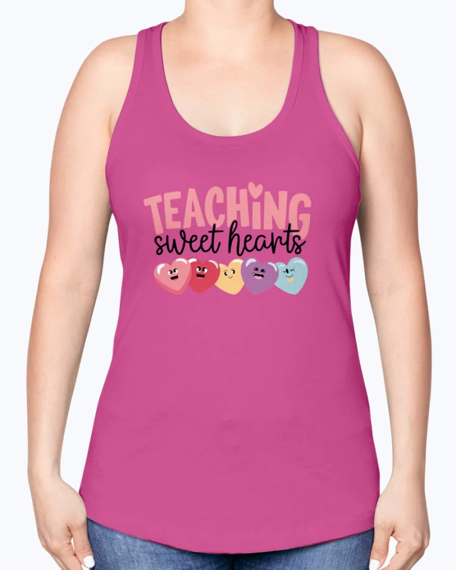 Teaching Sweethearts - Ladies Racerback Tank