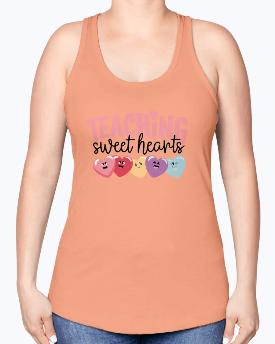 Teaching Sweethearts - Ladies Racerback Tank