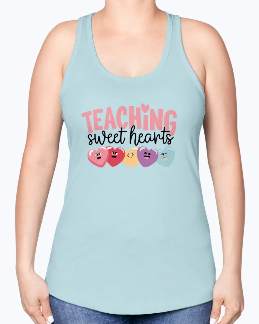 Teaching Sweethearts - Ladies Racerback Tank
