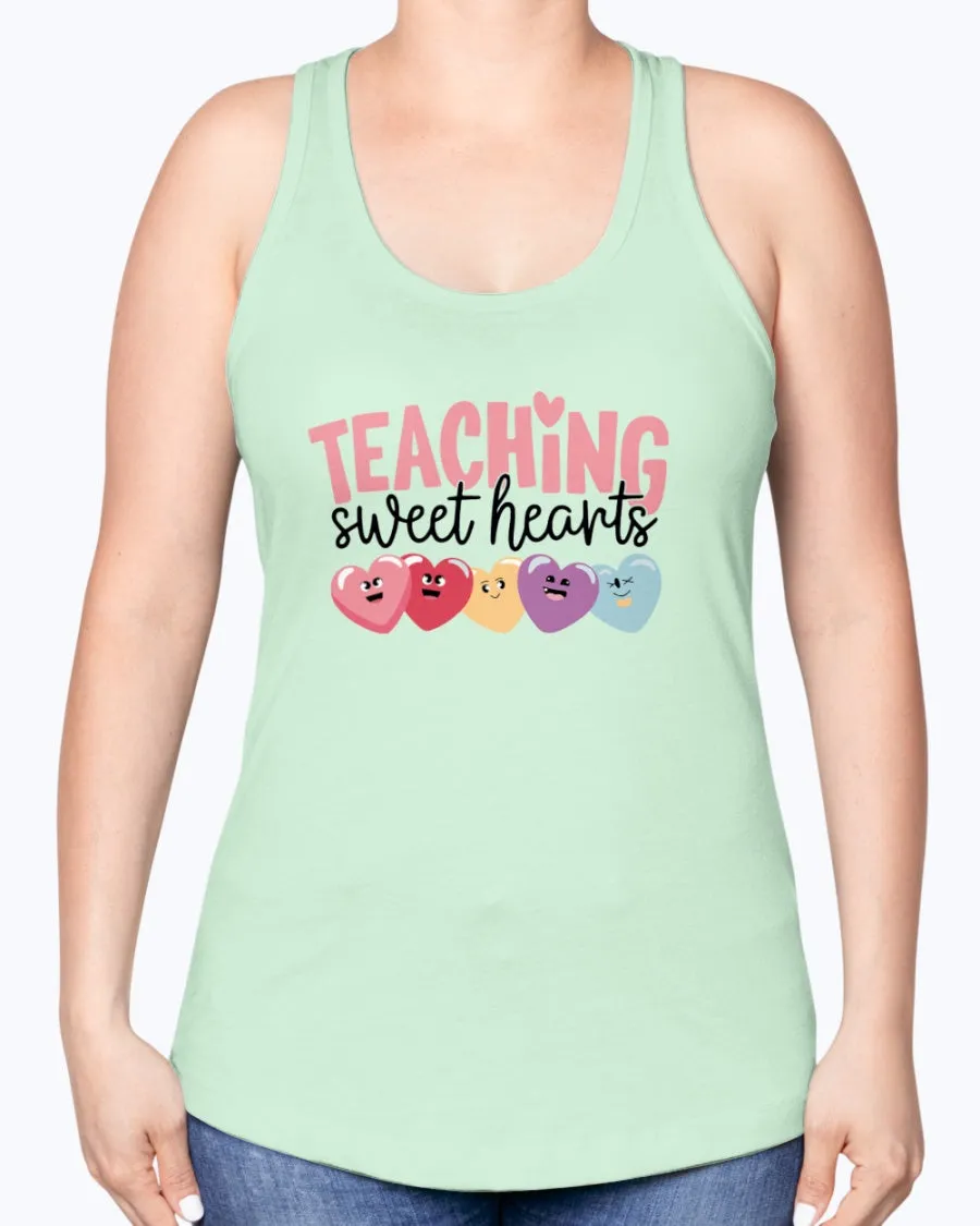 Teaching Sweethearts - Ladies Racerback Tank