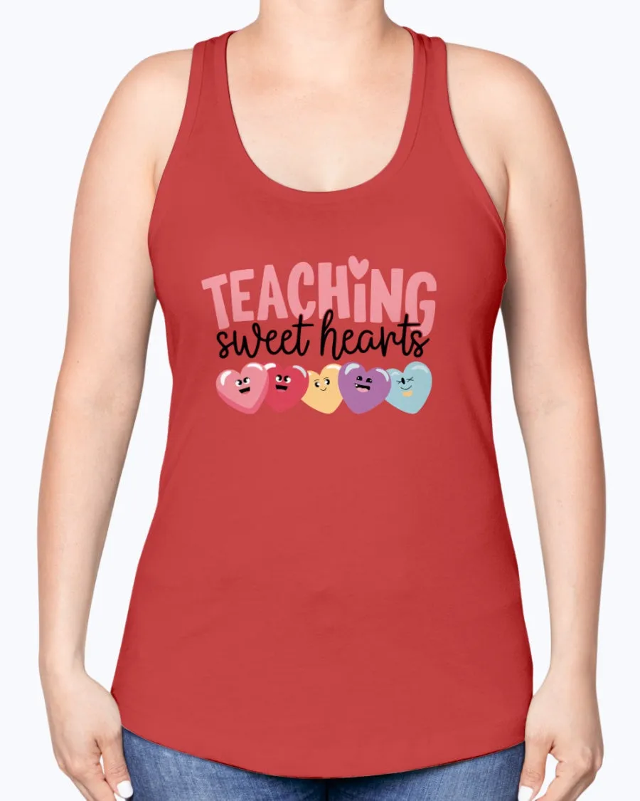 Teaching Sweethearts - Ladies Racerback Tank