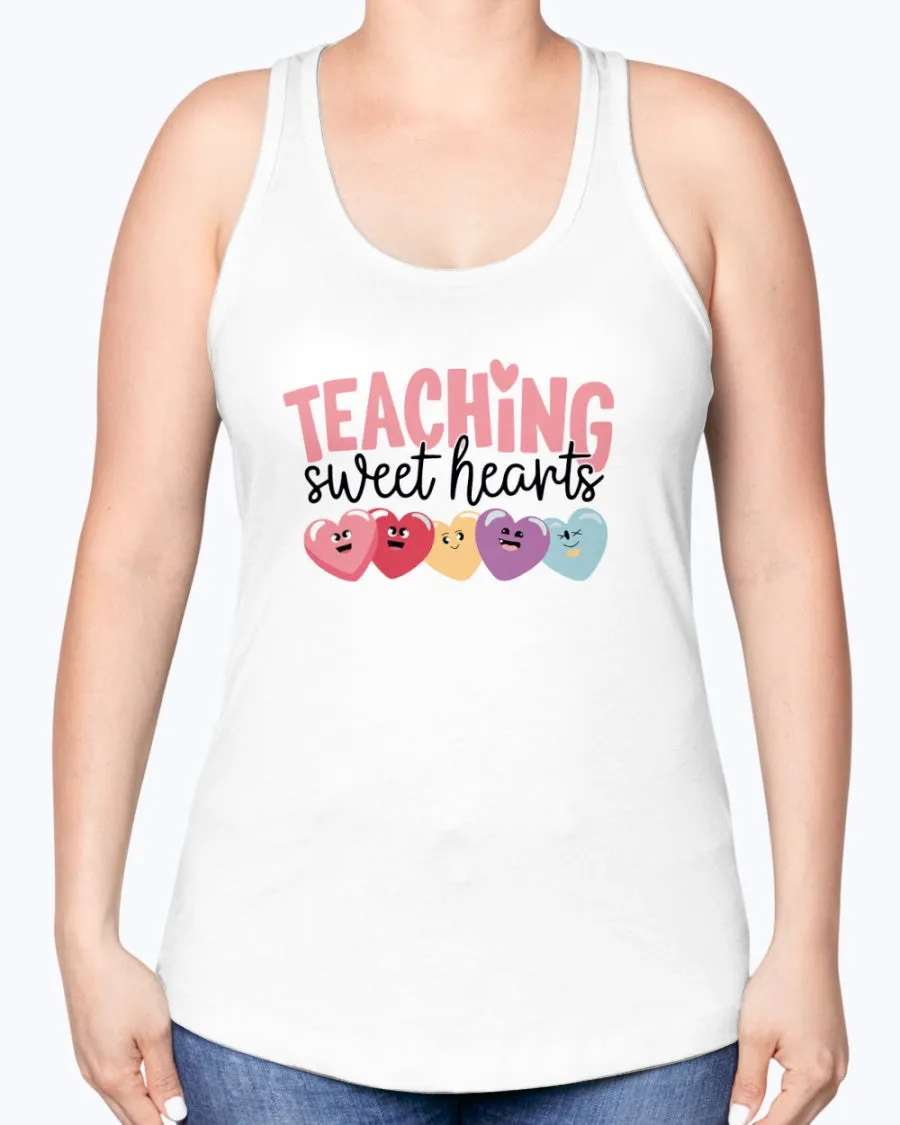 Teaching Sweethearts - Ladies Racerback Tank
