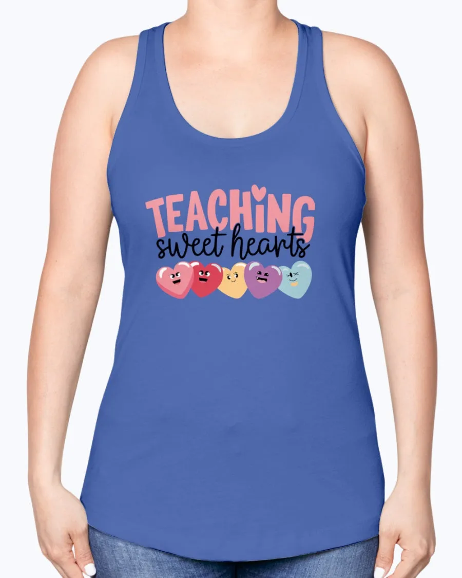 Teaching Sweethearts - Ladies Racerback Tank
