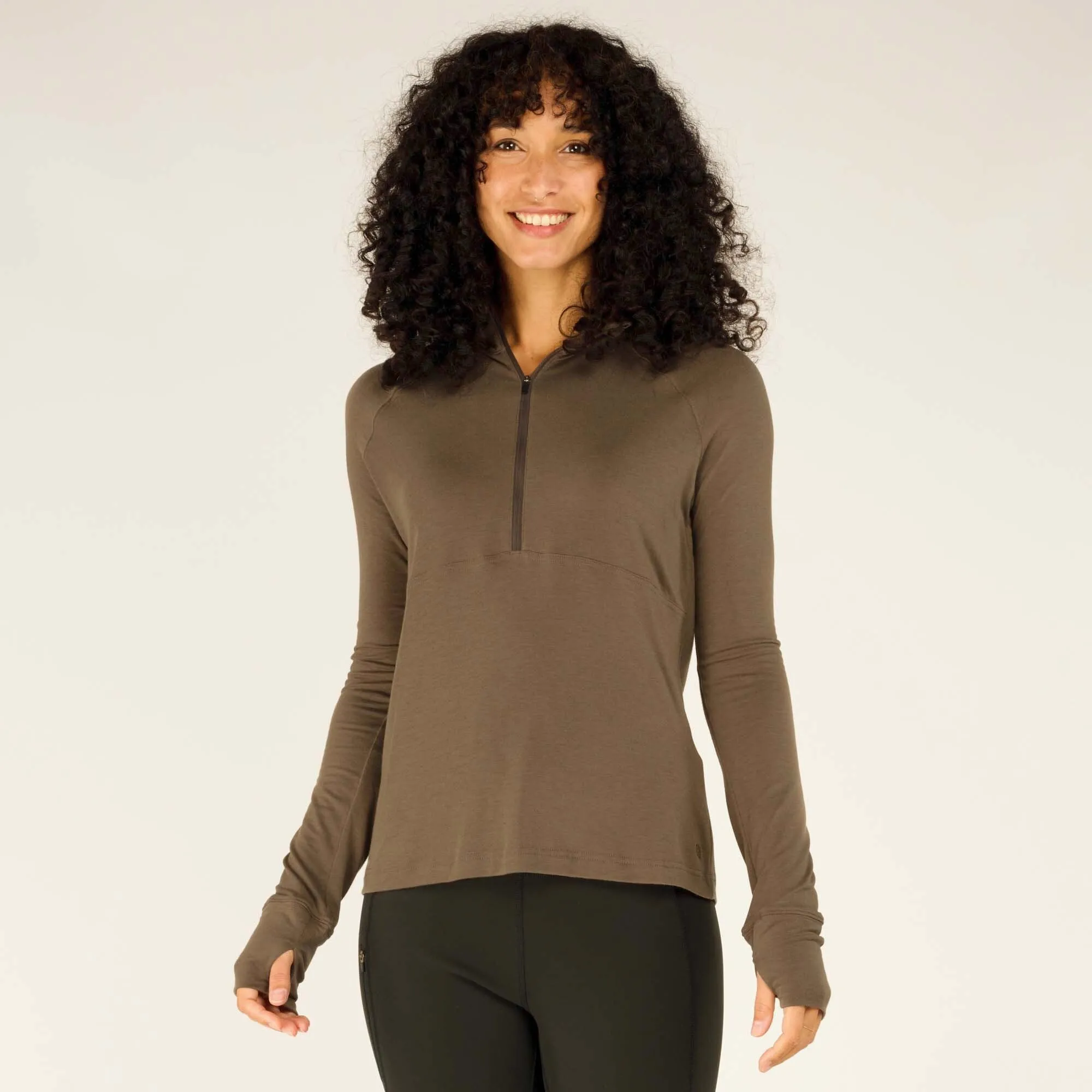 Tendu Active Half Zip - Maato Grey