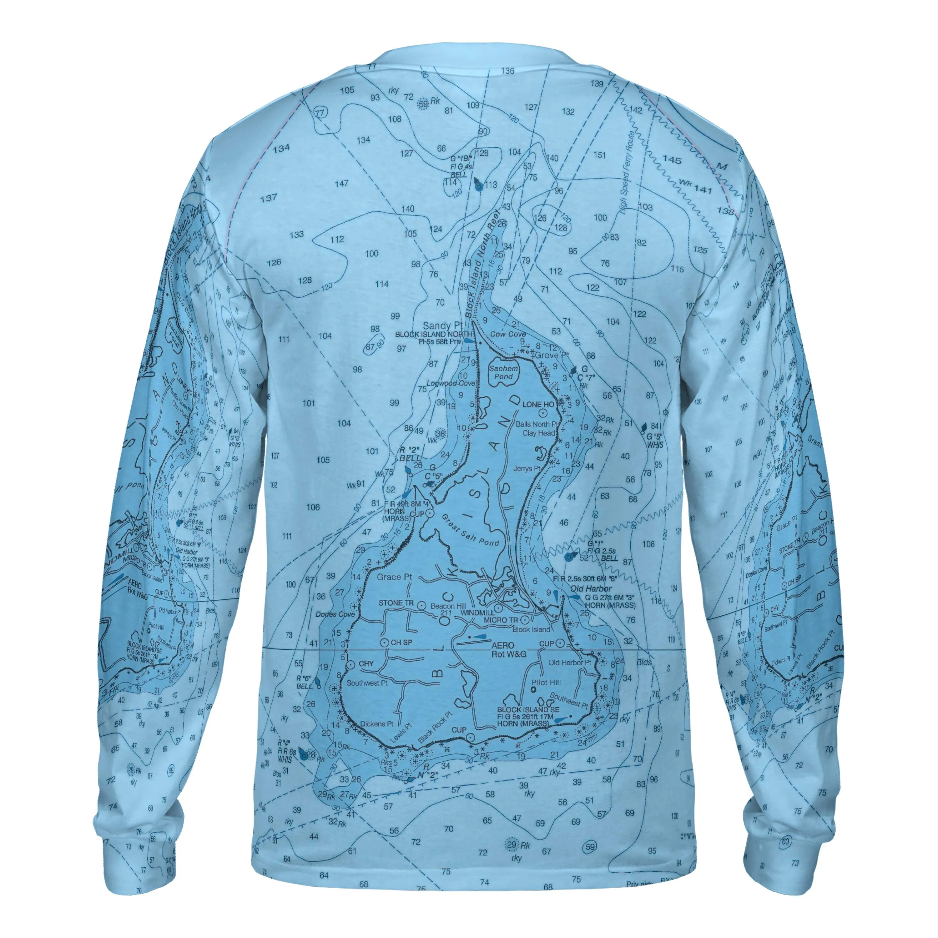 The Block Island Blues Long Sleeve Tee