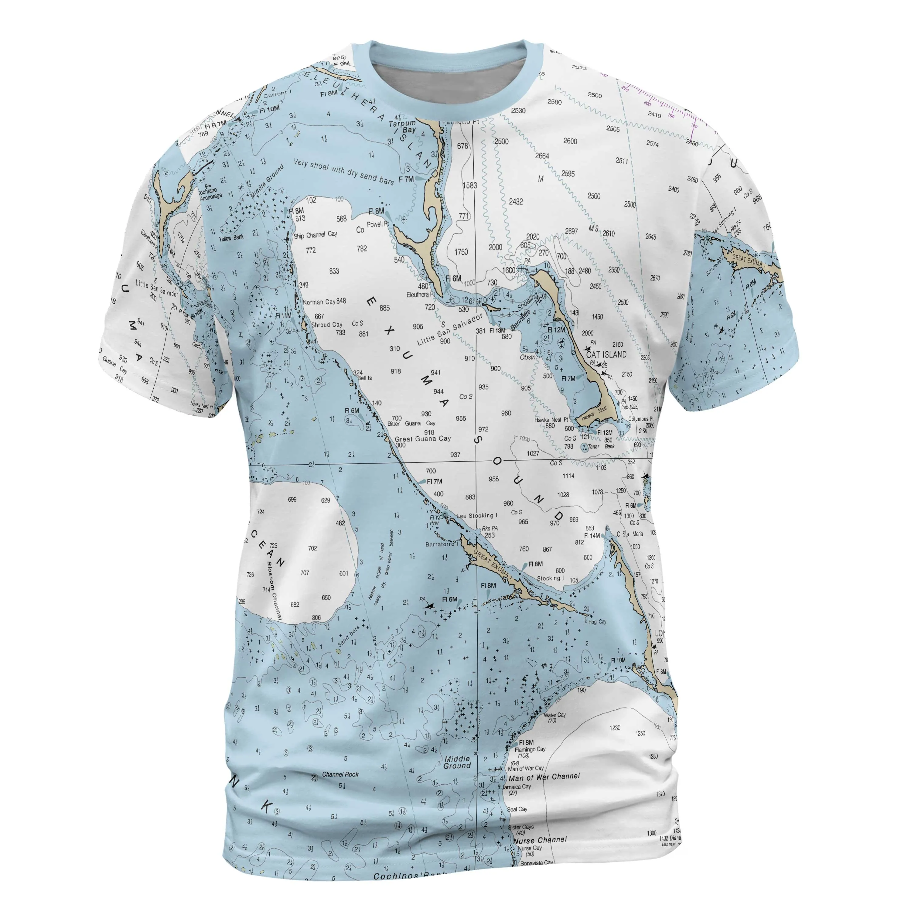 The Exuma Islands Short Sleeve Performance Tee