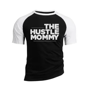 THE HUSTLE MOMMY GRAPHIC RAGLAN TEE