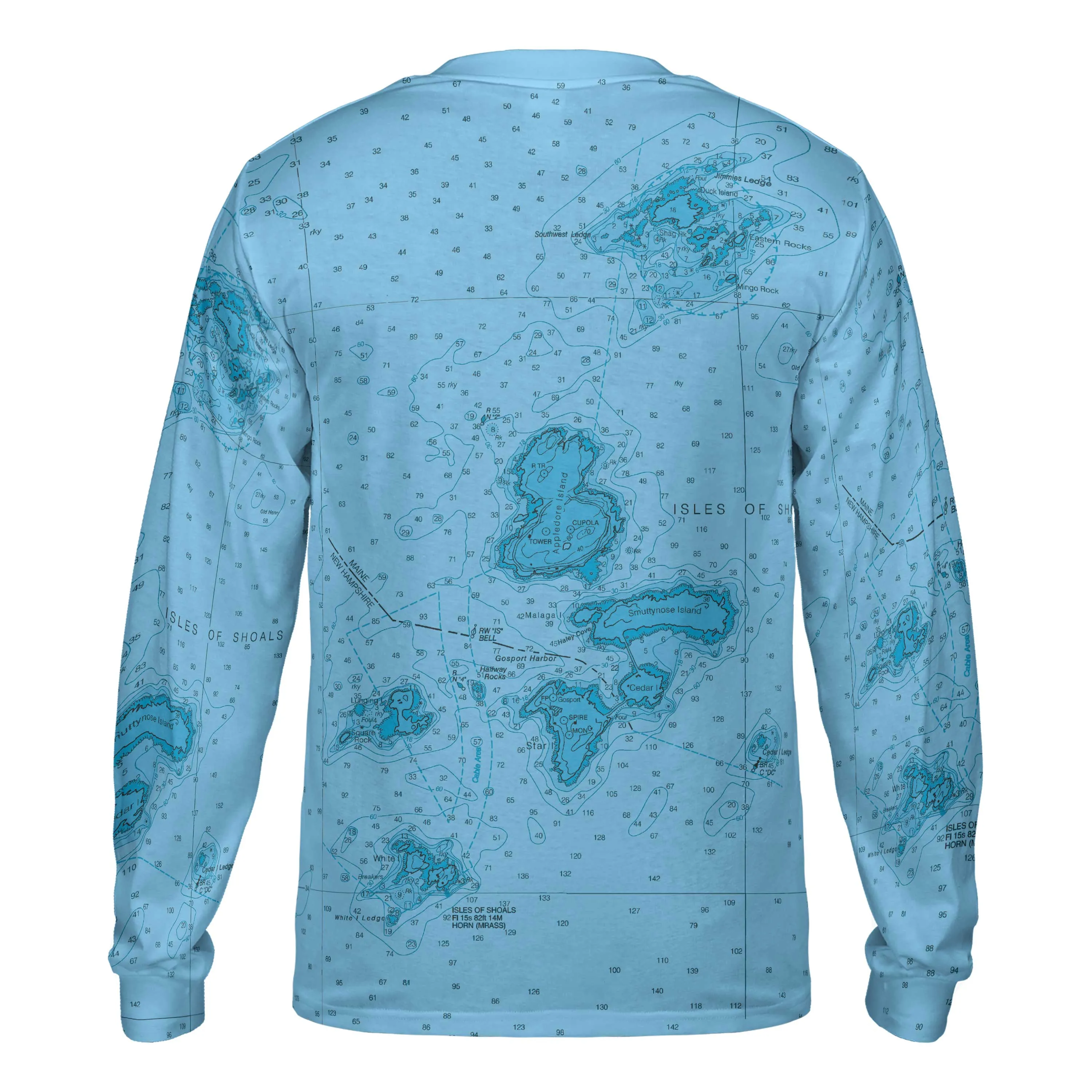 The Isles of Shoals Blue Mariner Long Sleeve Tee