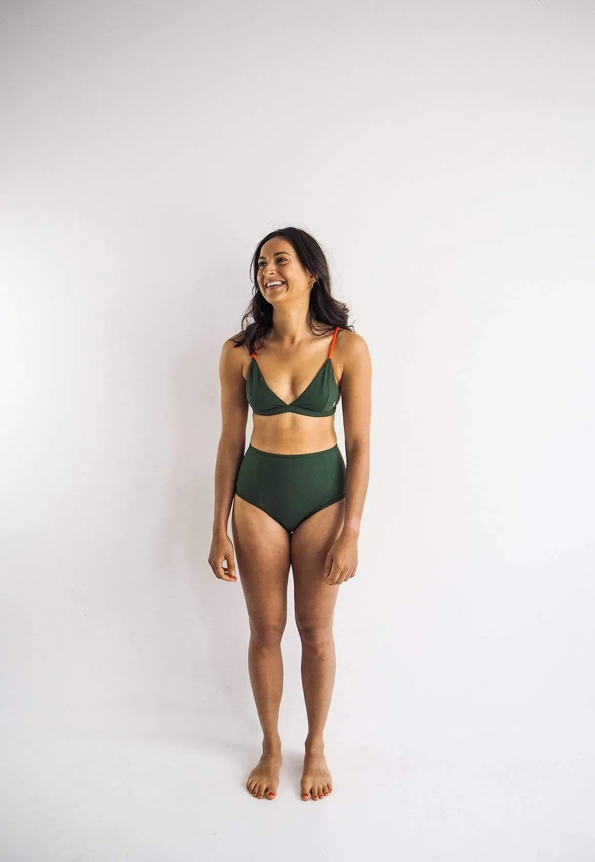 The Mississippi ECONYL® Reversible Bikini Top | Multiple Colours