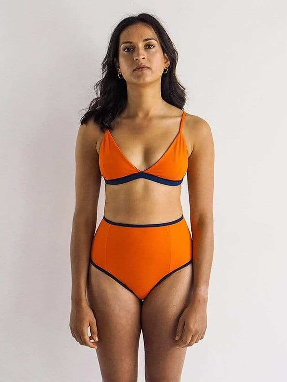 The Mississippi ECONYL® Reversible Bikini Top | Multiple Colours