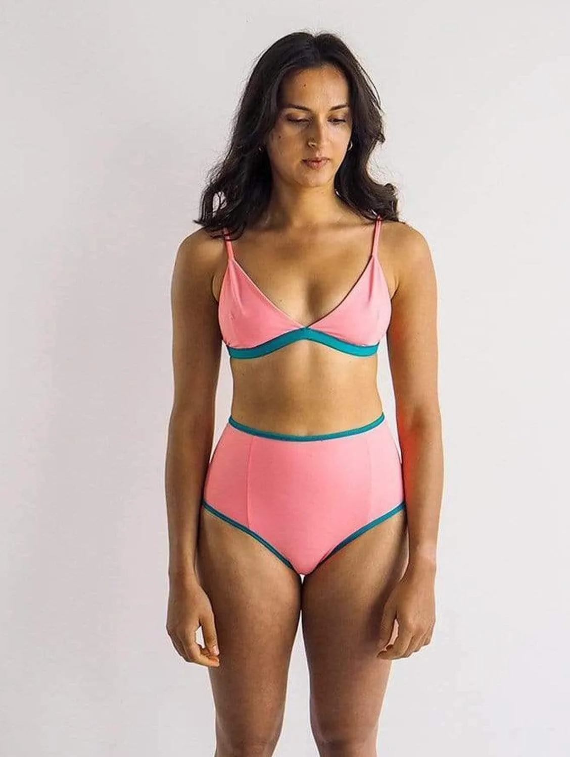 The Mississippi ECONYL® Reversible Bikini Top | Multiple Colours
