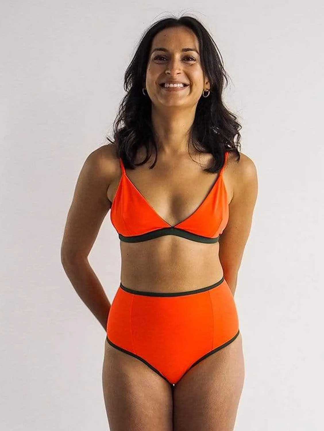 The Mississippi ECONYL® Reversible Bikini Top | Multiple Colours
