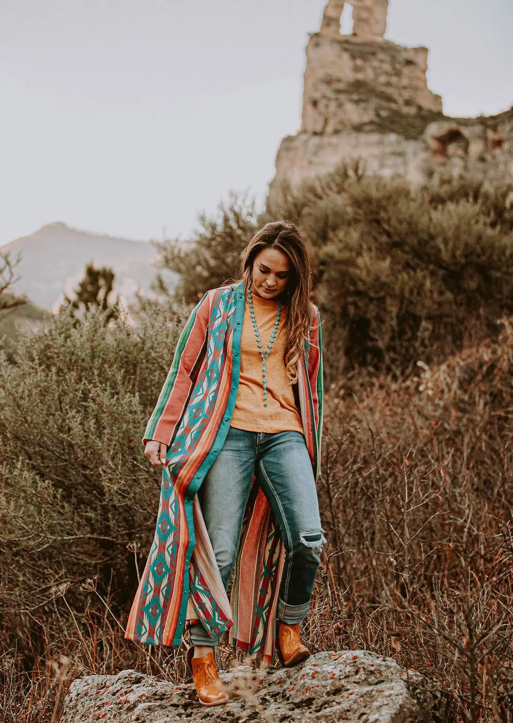 The New Mexico Serape Duster
