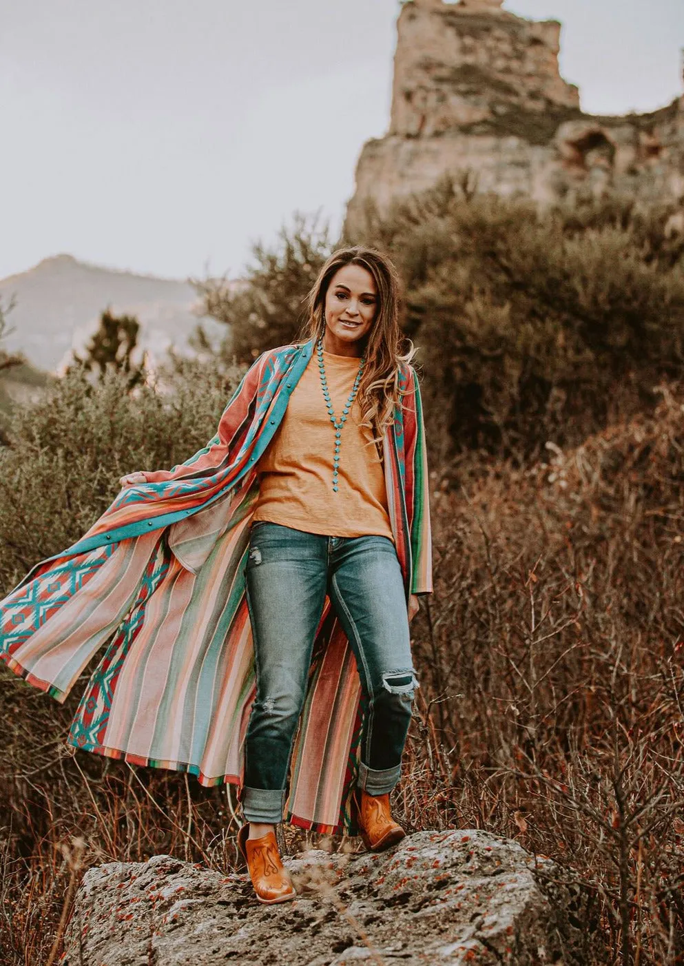 The New Mexico Serape Duster