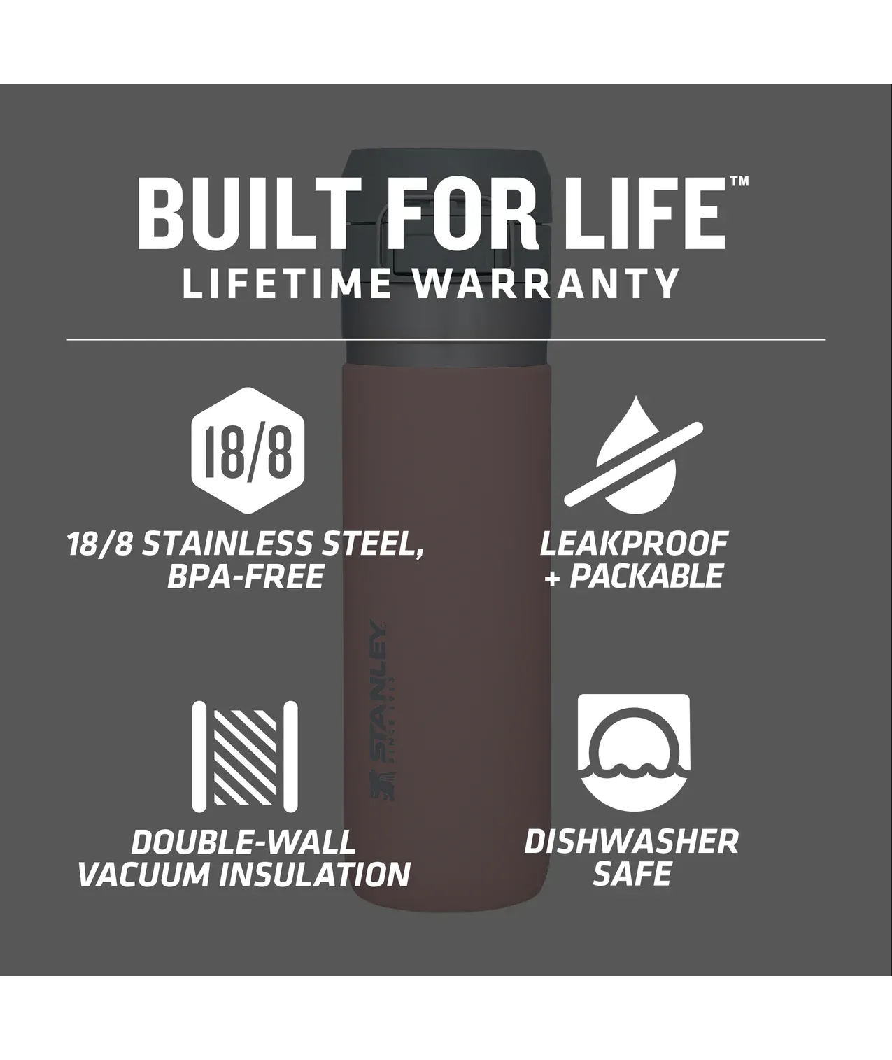 The Quick Flip Go Bottle - 24 oz