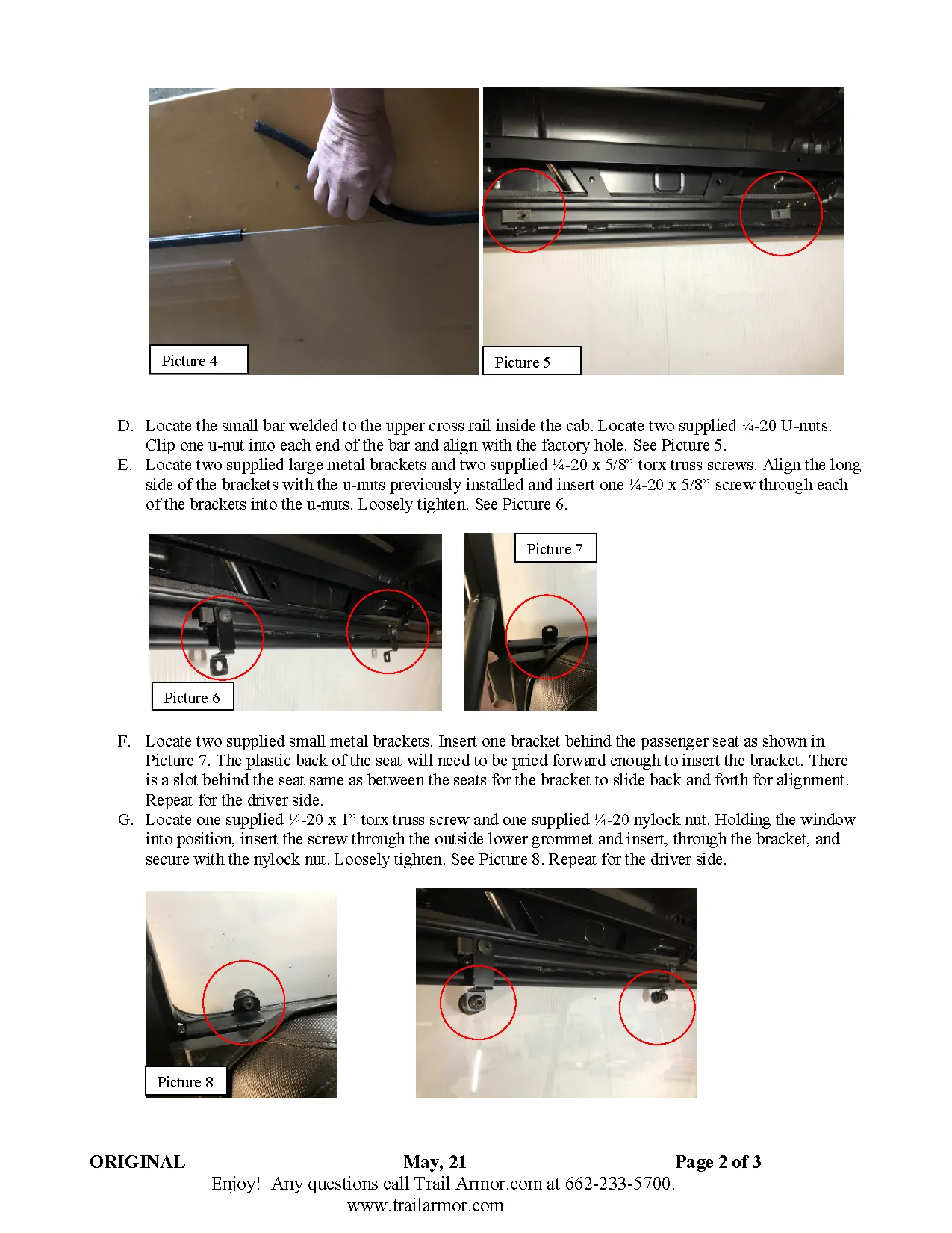 Trail Armor Polaris Ranger Midsize 500, EV, 570 and 570 Midsize Crew Rear Window Dust Shield