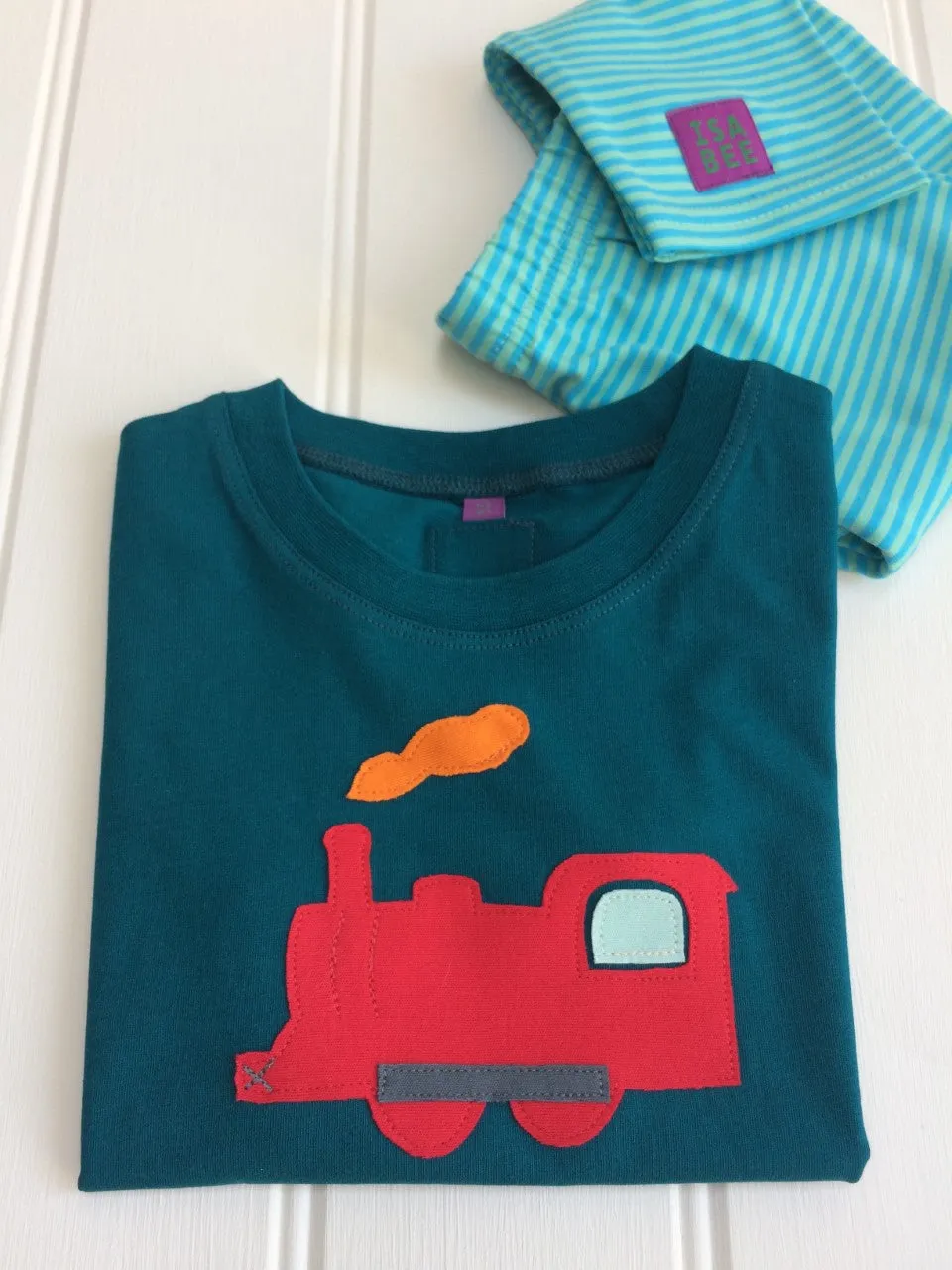 Train T-shirt - Teal