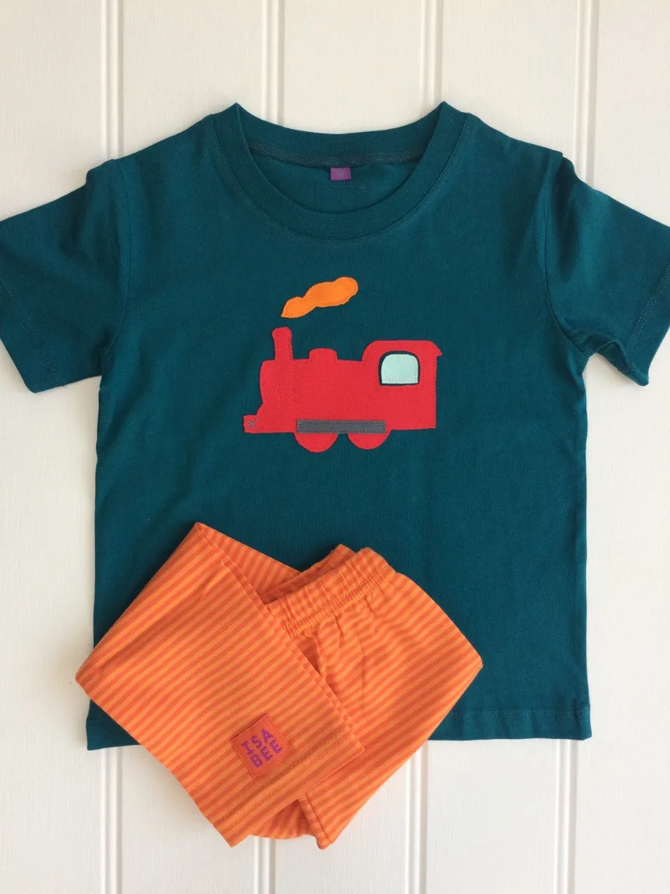Train T-shirt - Teal