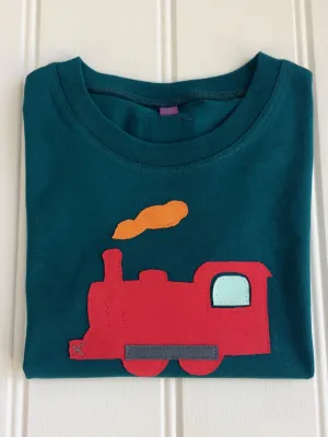 Train T-shirt - Teal