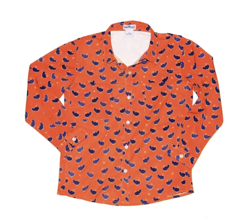 Turkey Long Sleeve Shirt | BlueQuail