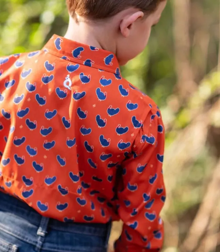 Turkey Long Sleeve Shirt | BlueQuail