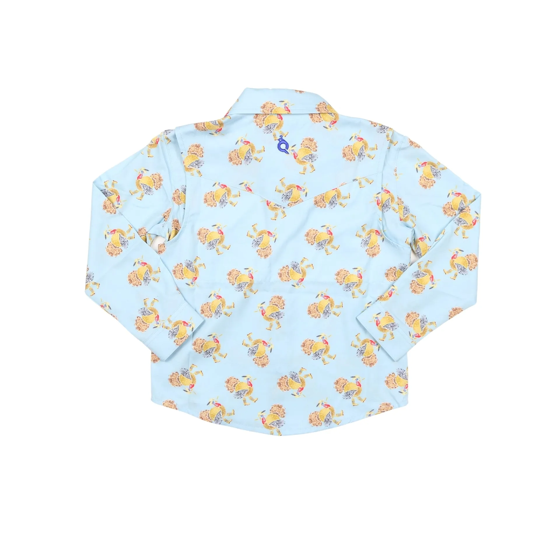 Turkeys Pearl Snap Long Sleeve Shirt || BlueQuail Clothing