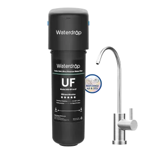 Undersink Ultrafiltration Water Filter System With Dedicated Faucet