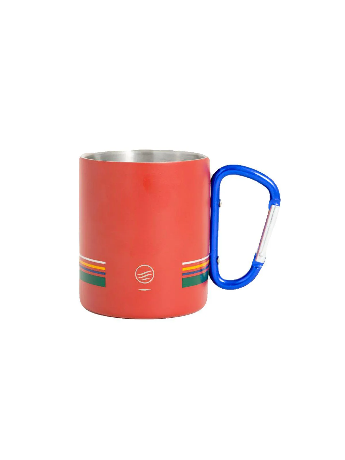United by Blue 10oz Stainless Steel Carabiner Cup Mountains Are Calling