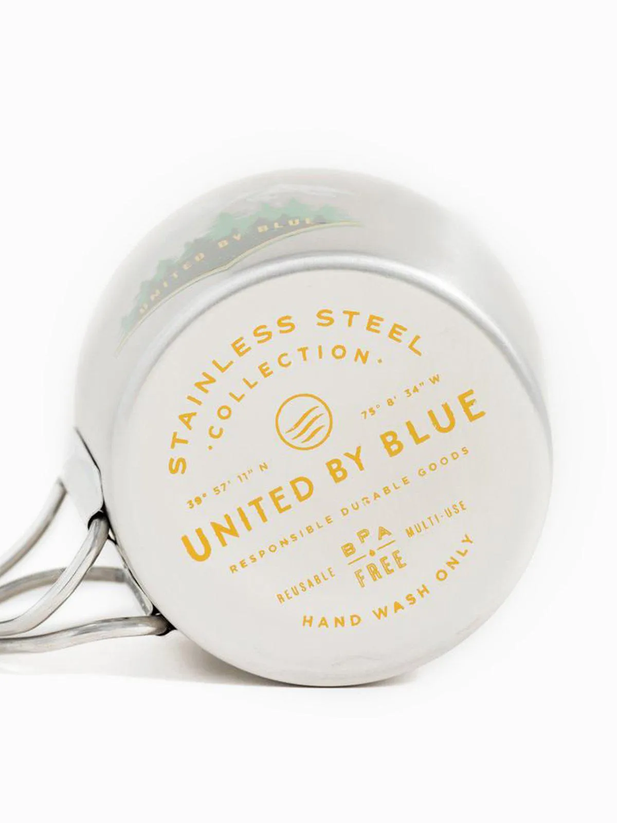 United by Blue 12oz Stainless Steel Compass Cup High Road