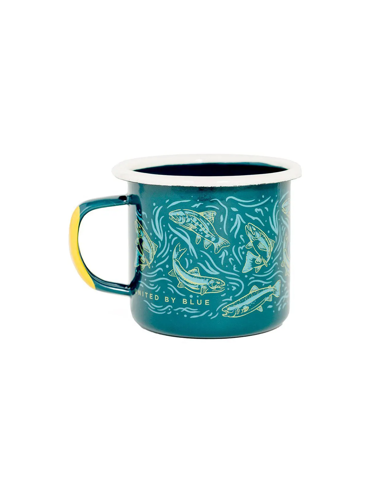United by Blue Upstream Enamel 12 oz Mug
