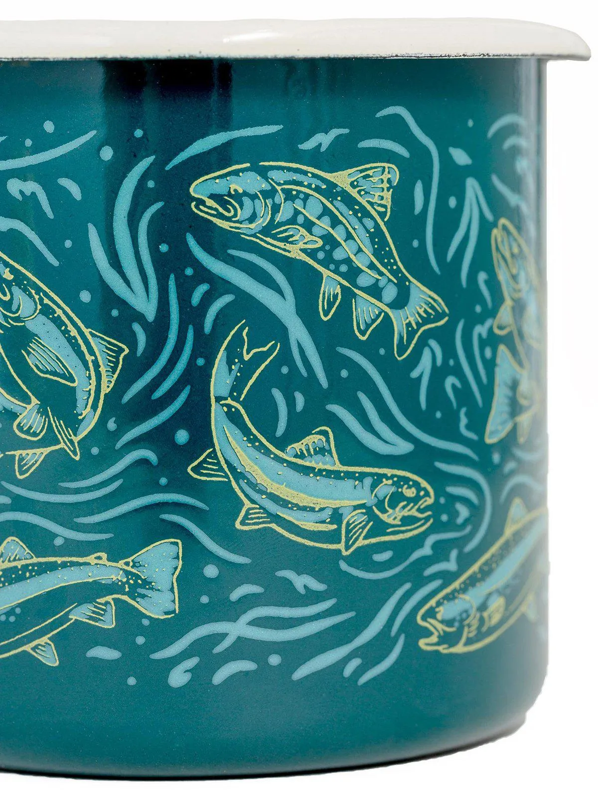 United by Blue Upstream Enamel 12 oz Mug