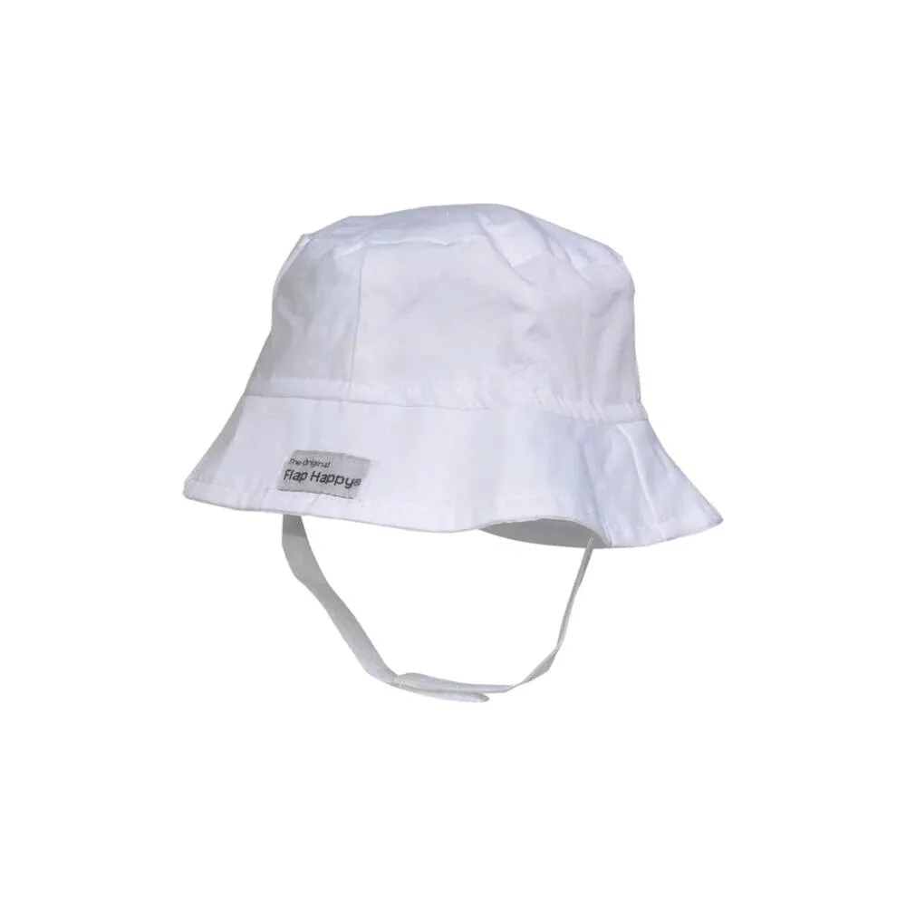 UPF 50  Bucket Hat, White