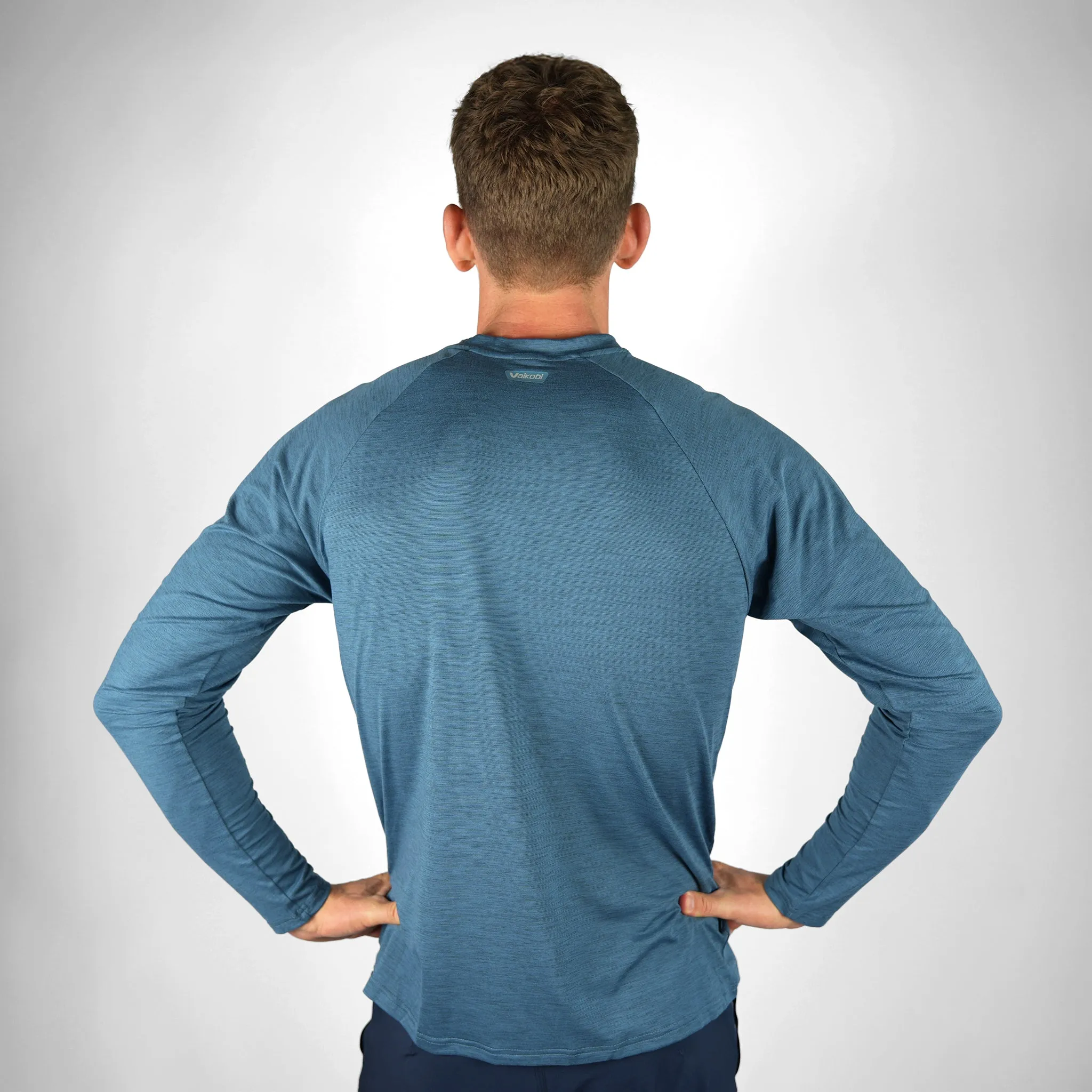 UV Ocean Tech L/S Tee - Ocean Blue