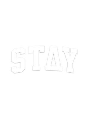 Varsity Decal - White