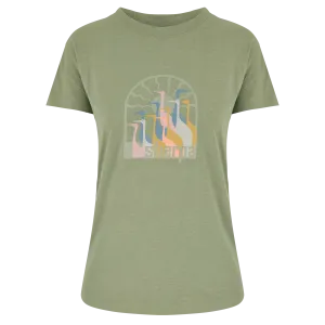 Varuna Short Sleeve Crew - Thyme Crane