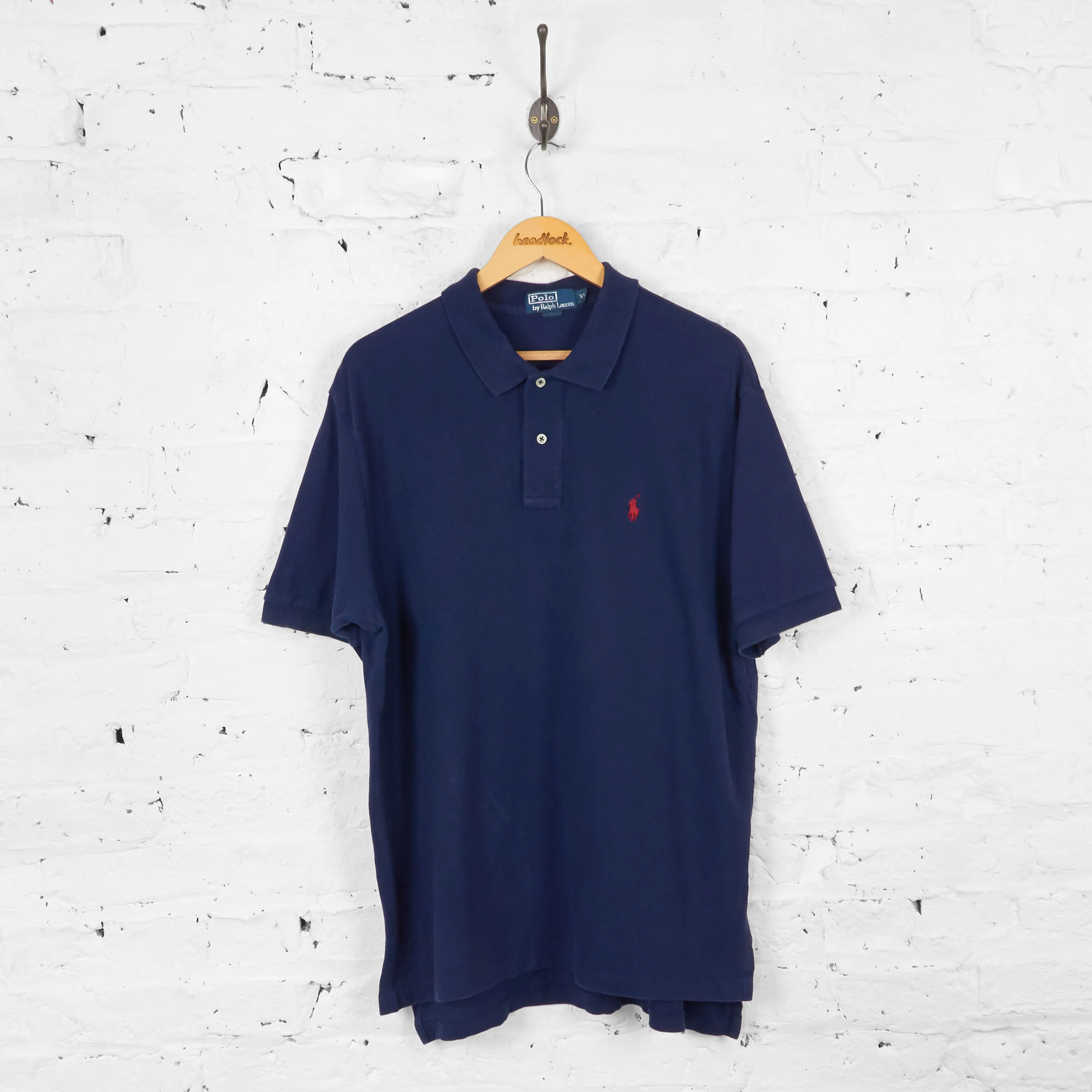 Vintage Ralph Lauren Polo Shirt - Navy - XL