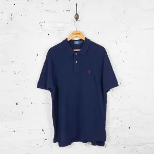 Vintage Ralph Lauren Polo Shirt - Navy - XL