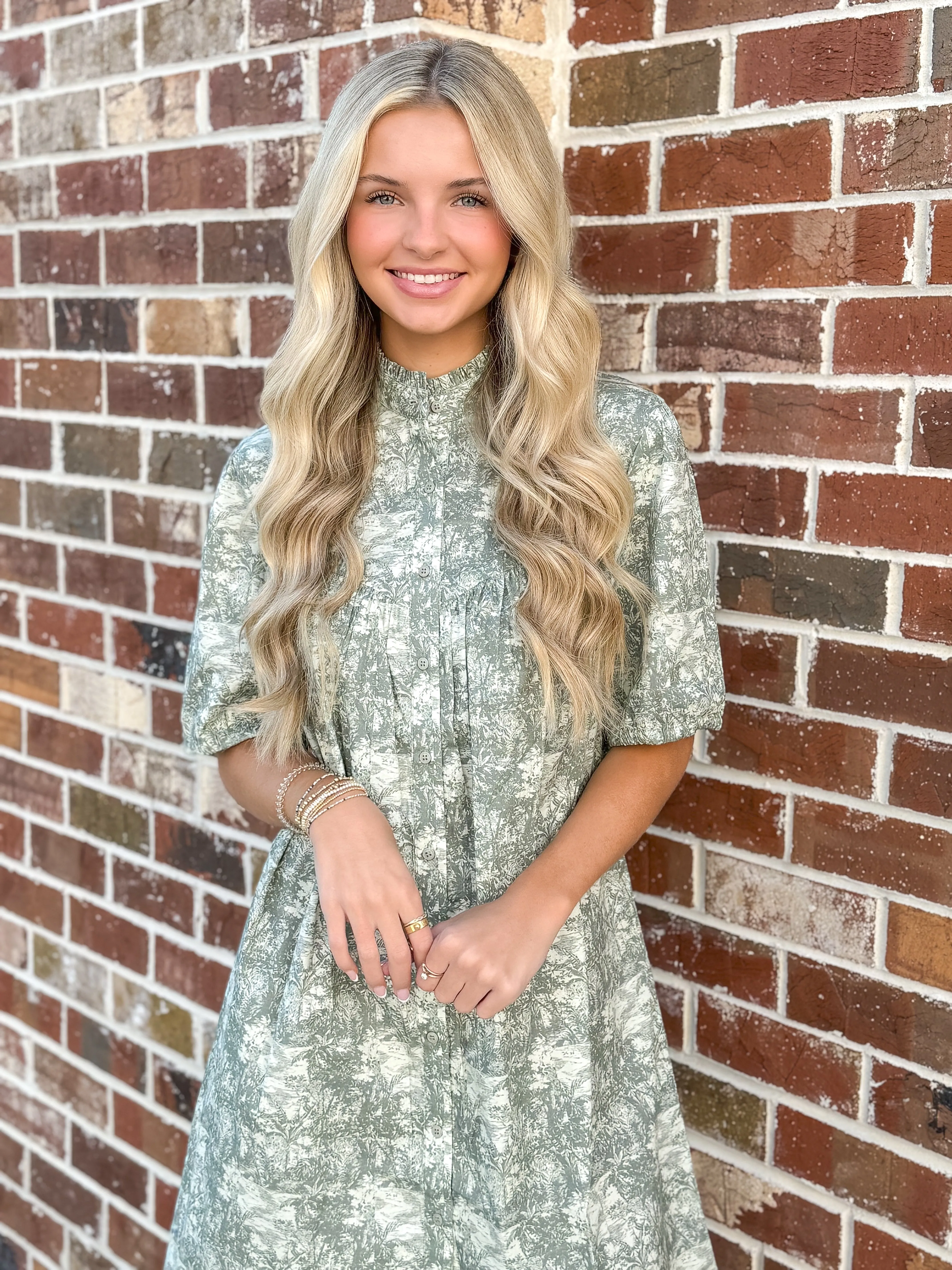Violet Dress (Jungle Toile)