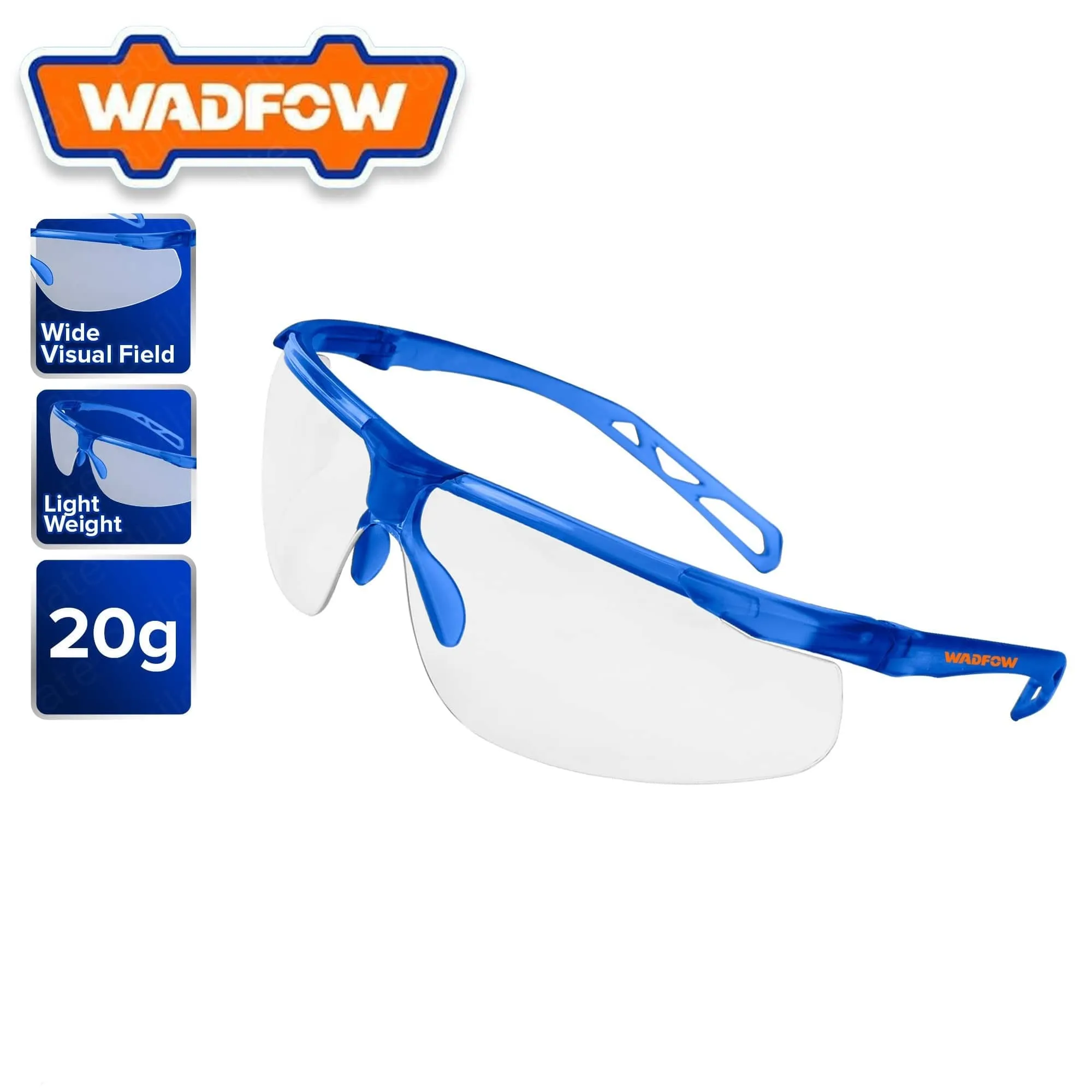 Wadfow Clear Safety Goggles - WSG1802