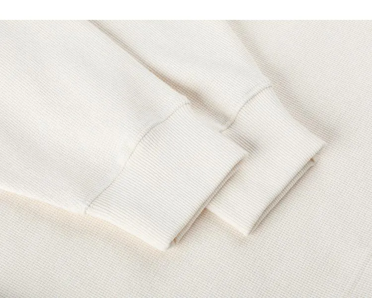 Waffle Drop Shoulder POLO Shirt