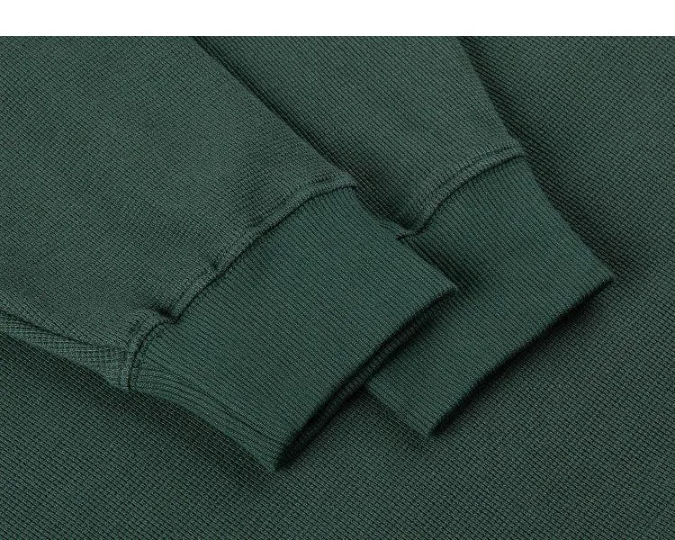 Waffle Drop Shoulder POLO Shirt