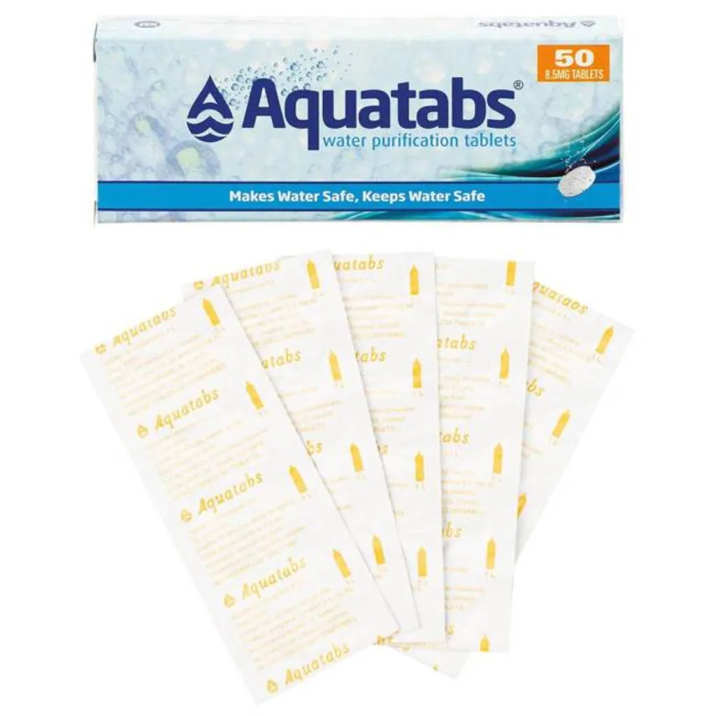 Water Purification Tablets 8.5 mg x 50