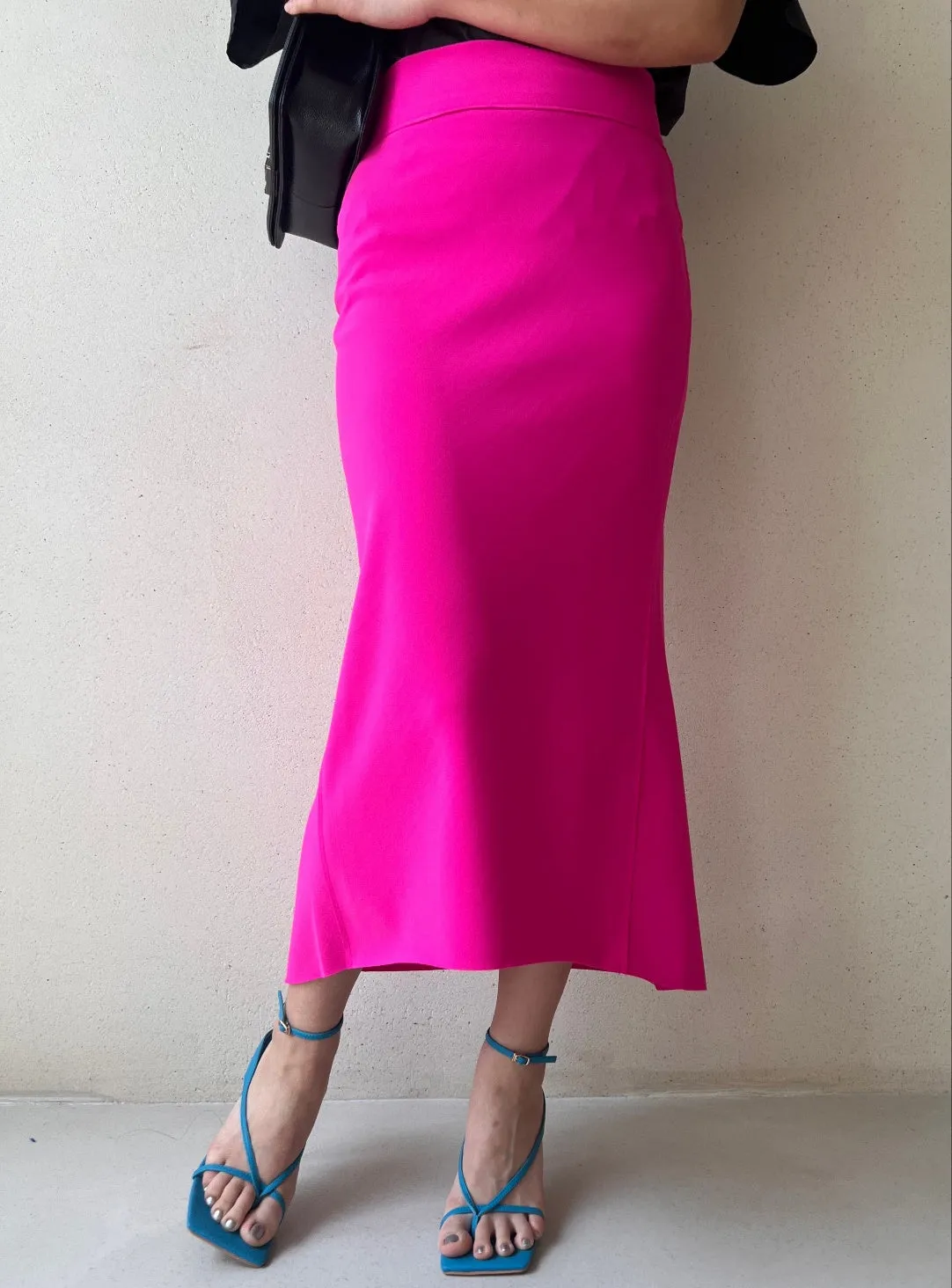 Whole Elastic Span Long Mermaid Skirt