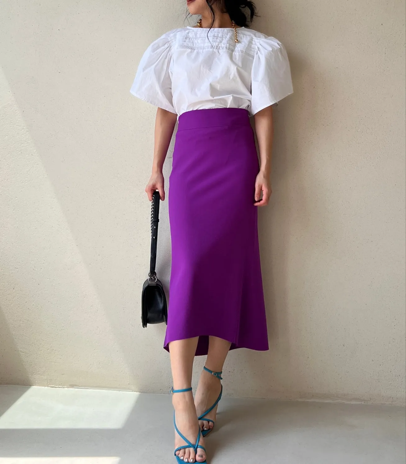 Whole Elastic Span Long Mermaid Skirt
