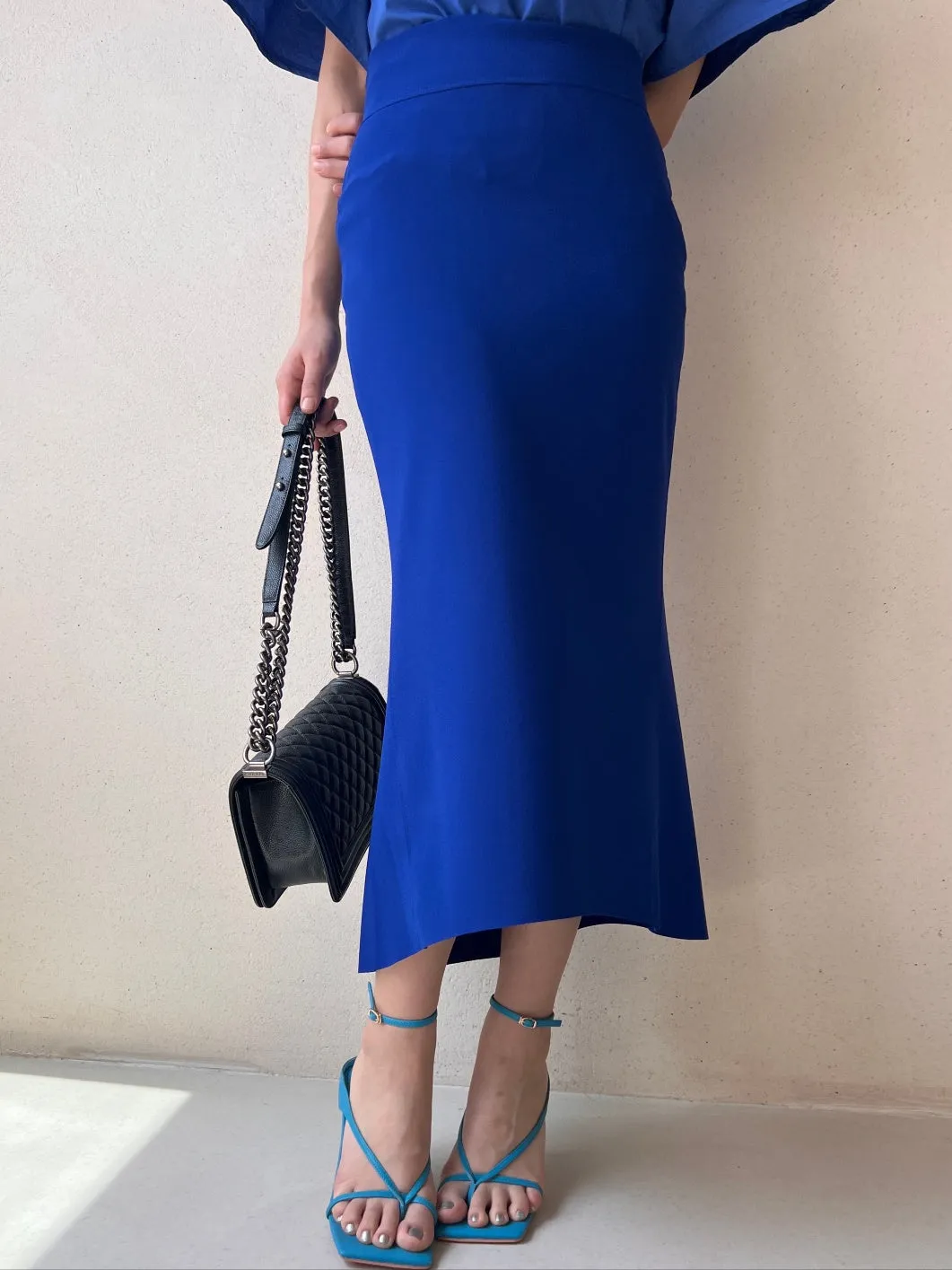 Whole Elastic Span Long Mermaid Skirt