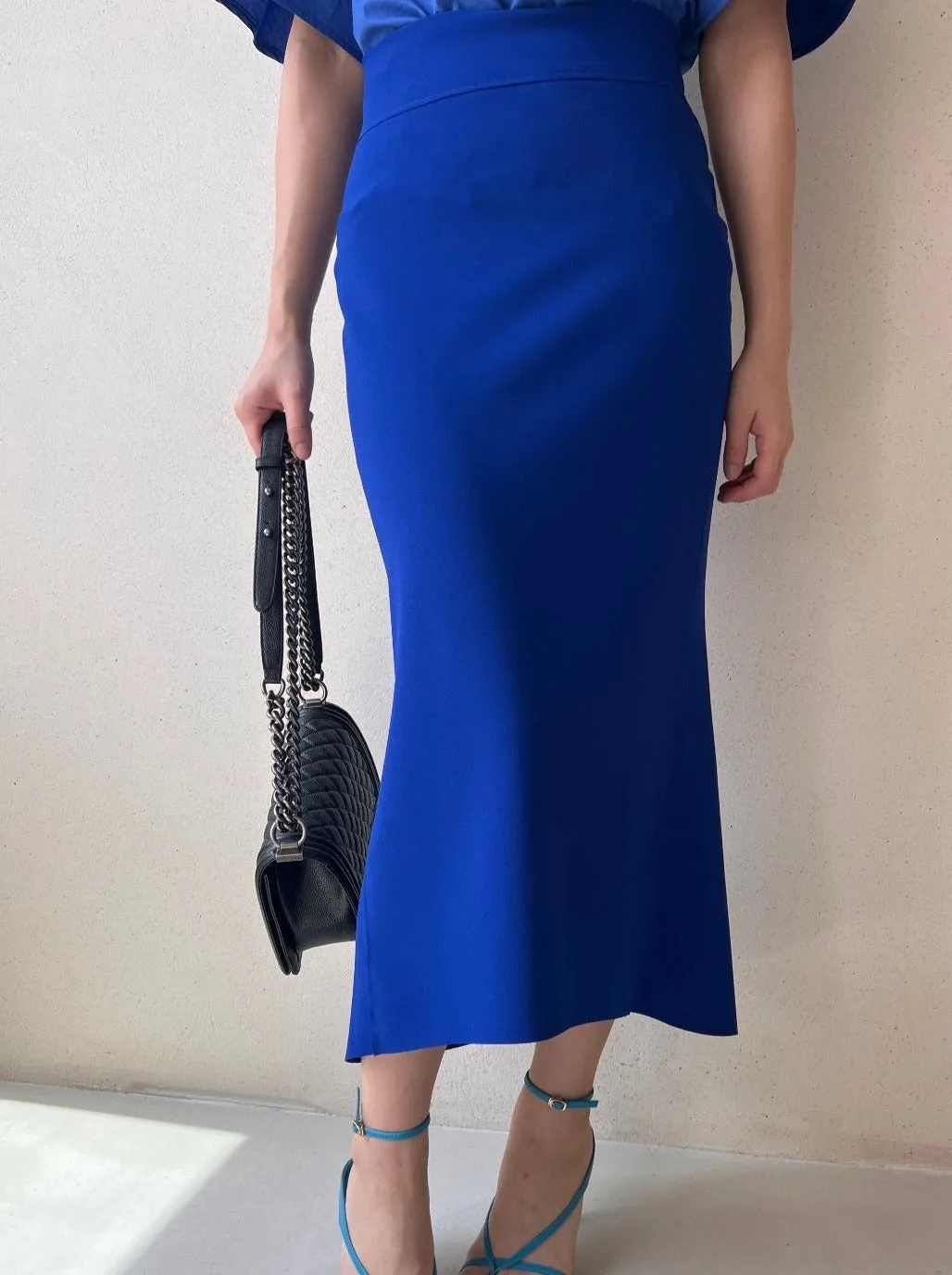 Whole Elastic Span Long Mermaid Skirt