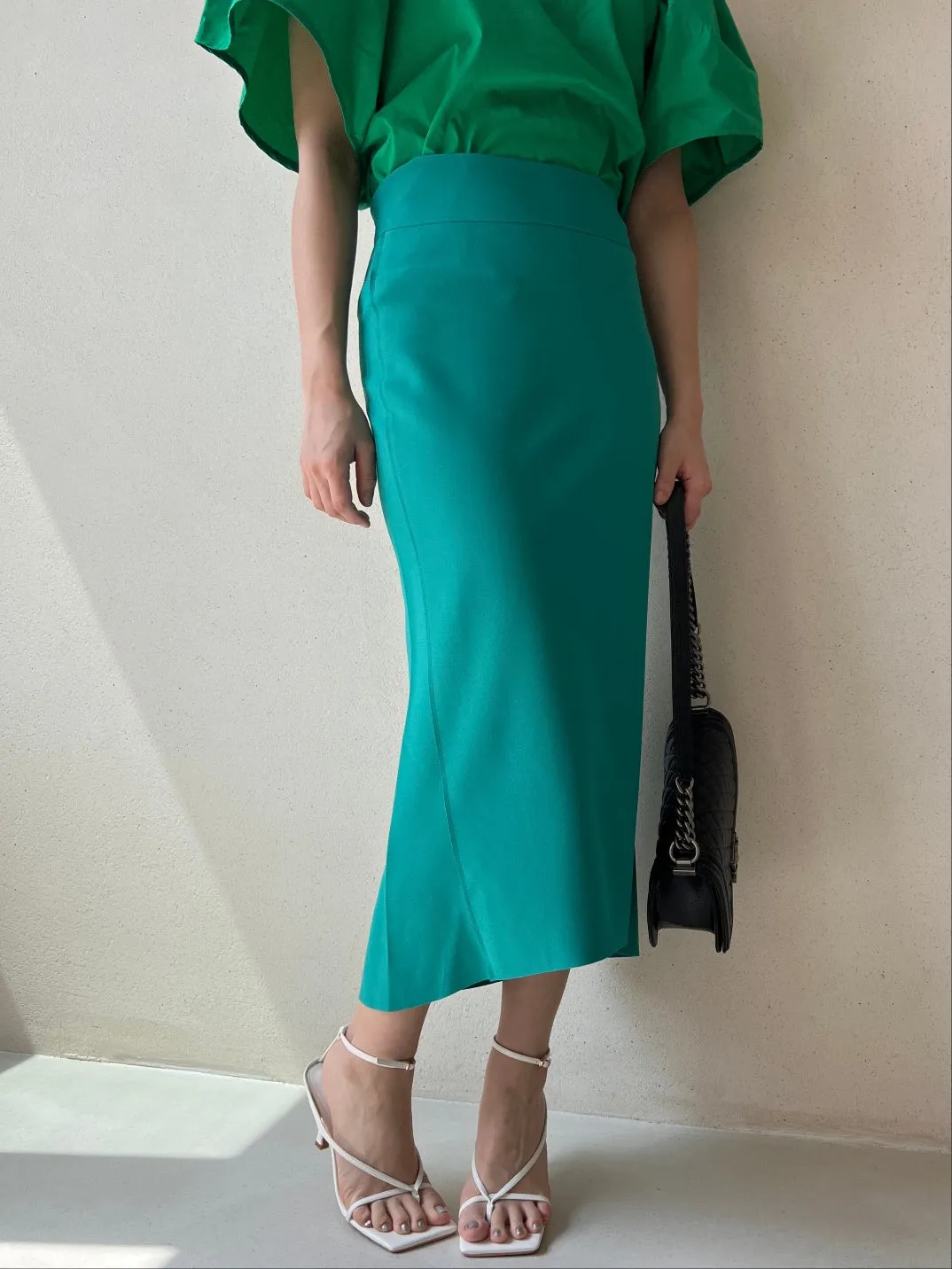 Whole Elastic Span Long Mermaid Skirt