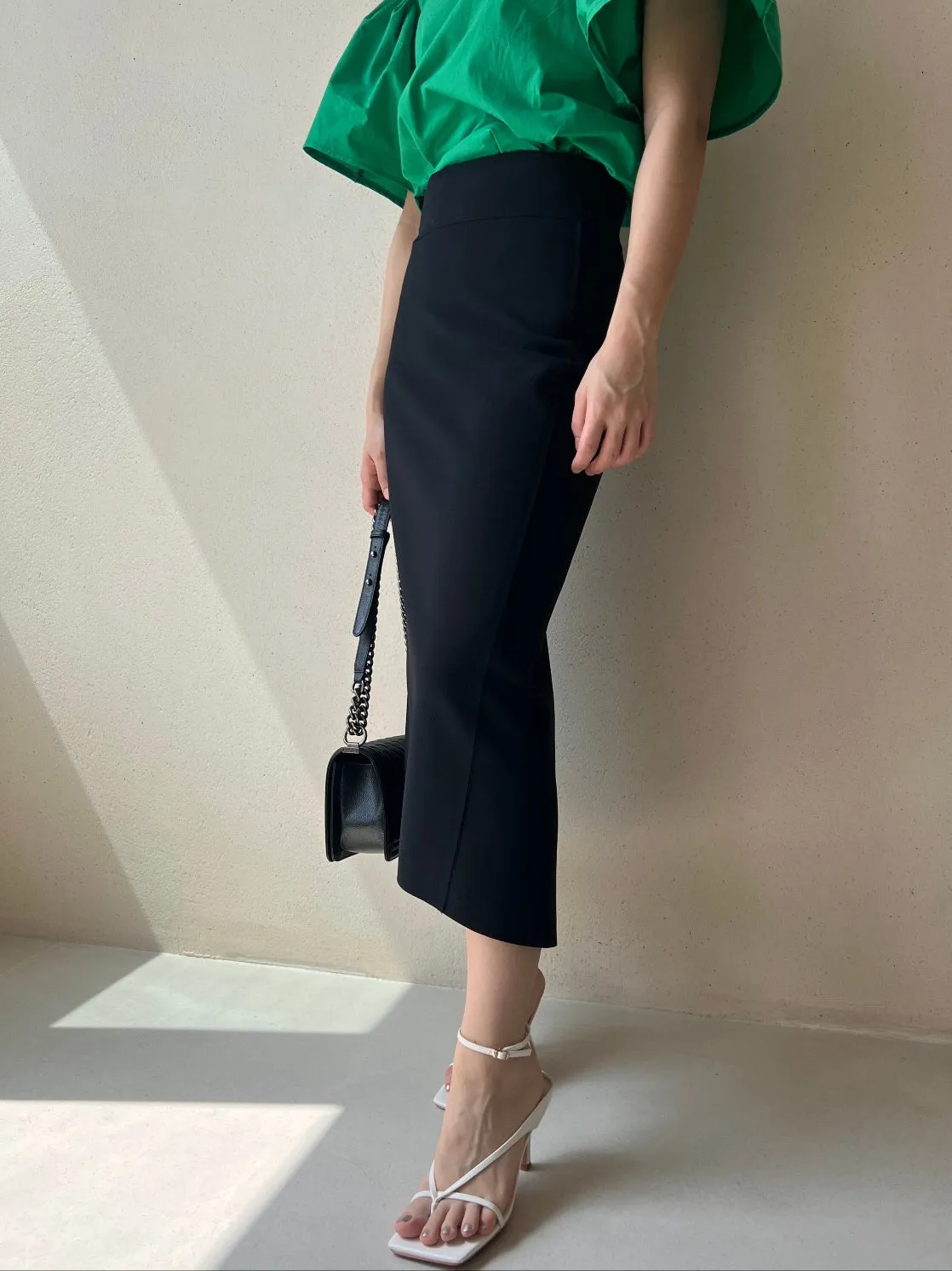 Whole Elastic Span Long Mermaid Skirt