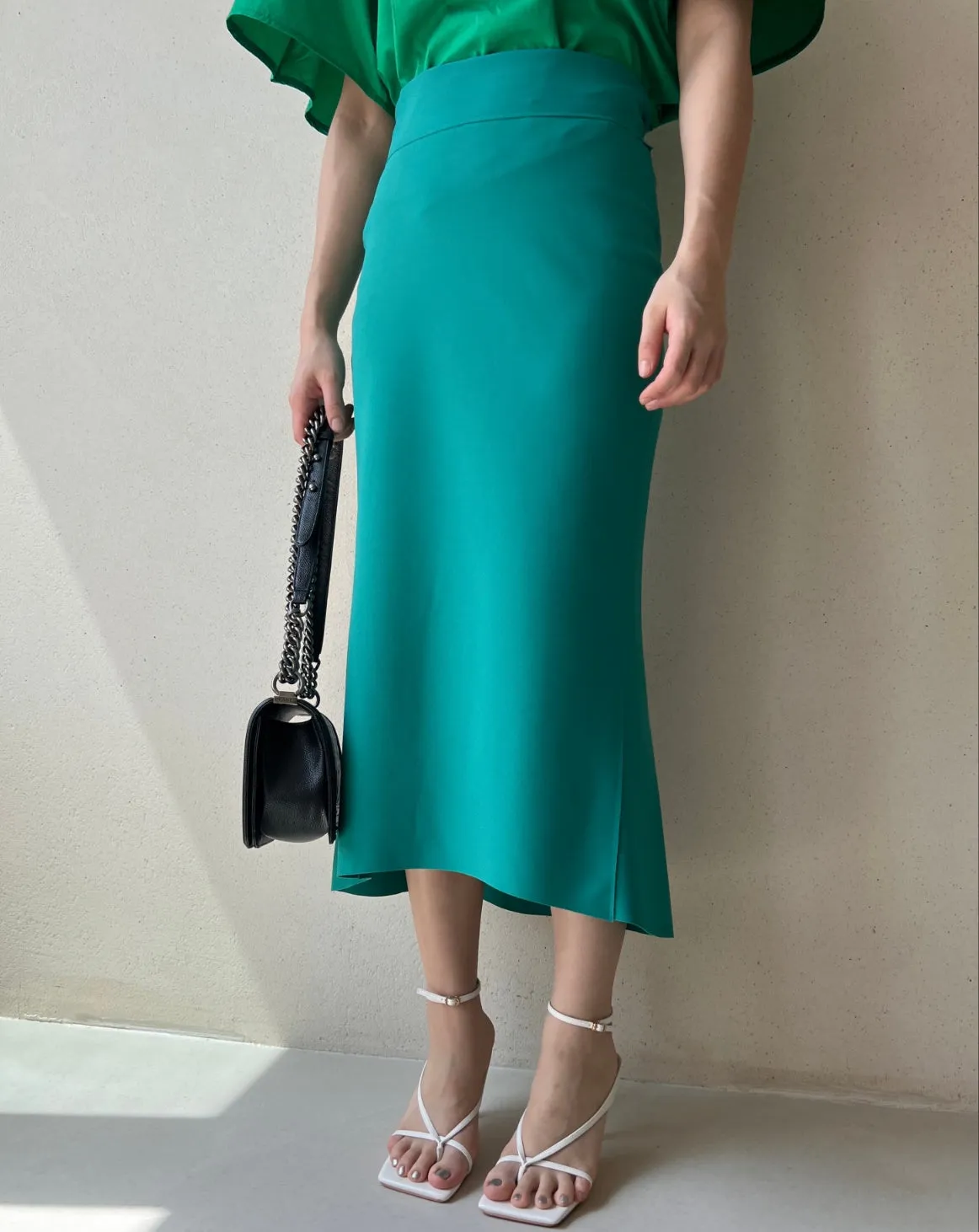 Whole Elastic Span Long Mermaid Skirt